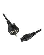 StarTech.com 2 m Laptop Ladekabel, EU Schuko auf C5, 2,5A 250V, 18AWG, Notebook / Laptop Ersatzstromkabel, Laptop Netzteil Stromkabel, Kleeblatt/Mickey Mouse Netzkabel (PXTNB3SEU2M)