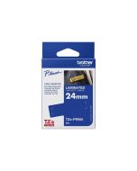 Brother TZe-PR955 - Weißer Druck auf Premium Glitter Silver - Rolle (2,4 cm x 8 m)