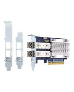 QNAP QXP-16G2FC - Hostbus-Adapter - PCIe 3.0 x8 Low-Profile - 16Gb Fibre Channel Gen 5 x 2 - mit 2 x SFP+-Transceiver (TRX-16GFCSFP-SR)