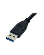 StarTech.com 0,5m USB 3.0 A auf Micro B Kabel - St/St - Schwarz - 50cm SuperSpeed USB 3.0 Anschlusskabel - Stecker / Stecker - USB-Kabel - Micro-USB Typ B (M)