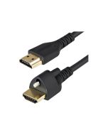 StarTech.com Startech 1m High Speed HDMI Kabel - 4K 60Hz HDR - HDMI-2.0-Monitorkabel mit Verriegelungsschraube für sichere Verbindung - HDMI-Kabel mit Ethernet - St/St (HDMM1MLS)