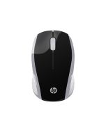 HP 200 - Maus - rechts- und linkshändig - optisch - kabellos - 2.4 GHz - kabelloser Empfänger (USB)