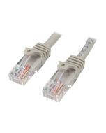 StarTech.com 10m Cat5e Ethernet Netzwerkkabel Snagless mit RJ45 - Cat 5e UTP Kabel - Grau - Patch-Kabel - RJ-45 (M)