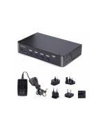 StarTech.com 4-Port DisplayPort 1.4 KVM Switch, 8K 60Hz / 4K 144Hz, 2x USB 3.0 Ports, 4x USB 2.0 Ports, Hotkey Switching, TAA Compliant (D86A2-4-PORT-8K-KVM)