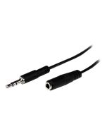 StarTech.com 1m Slim 3,5mm Klinken Stereo Verlängerungskabel