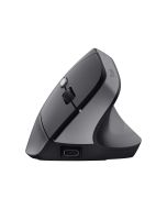 Trust Bayo II - Vertikale Maus - ergonomisch - Für Rechtshänder - optisch - 6 Tasten - kabellos - 2.4 GHz - kabelloser Empfänger (USB)