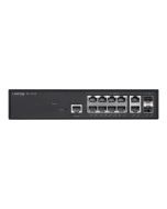 Lancom GS-2412 - Switch - managed - 10 x 10/100/1000 + 2 x 1 Gigabit SFP