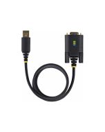 StarTech.com 3ft (1m) USB to Serial Adapter Cable, Interchangeable DB9 Screws/Nuts, COM Retention, USB-A to DB9 RS232, FTDI IC, Level-4 ESD Protection, Windows/macOS/ChromeOS/Linux - Rugged TPE Construction (1P3FFCB-USB-SERIAL)