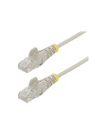 StarTech.com 3 m Cat6-Kabel - Schlankes Cat6-Patchkabel - Grau - Snagless RJ45-Anschlusse - Gigabit-Ethernet-Kabel - 28 AWG - Patch-Kabel - RJ-45 (M)