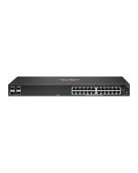 HPE Aruba Networking 6000 24G 4SFP, Managed, L3, Gigabit Ethernet (10/100/1000), Rack-Einbau, 1U