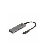 StarTech.com Startech - Hub - 4-Port, 10 Gbps, 100 W PD-Ladung, Überstromschutz, PCR-Aluminium - 3 x USB-C 3.2 Gen 2 + 1 x USB-C 3.2 Gen 2 (Stromversorgung)