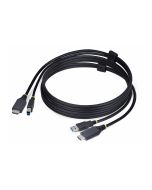 StarTech.com 6ft (1.8m) HDMI and USB 5Gbps KVM Cable - Tastatur- / Video- / Maus- (KVM-)