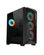 Gigabyte C301 GLASS, Midi Tower, PC, Schwarz, ATX, EATX, micro ATX, Mini-ITX, Glas, Kunststoff, Stahl, Gaming