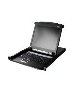 ATEN Slideaway CL5708N - KVM-Konsole mit KVM-Switch - 8 Anschlüsse - 48.3 cm (19")