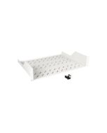 ROLINE Rack - Regal - 350 mm tief, Tragfähigkeit 25 kg - RAL 7035, Hellgrau - 2U - 48.3 cm (19")