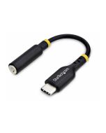 StarTech.com USB-C Audio Adapter to 3.5mm TRRS Jack, Headphone Aux Dongle