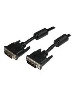 StarTech.com 5m DVI-D Single Link Kabel - St/St - DVI Monitorkabel - 1920x1200 - DVI Verbindungskabel/Anschlusskabel - Schwarz - DVI-Kabel - Single Link - DVI-D (M)