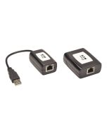 Eaton Tripp Lite Series 1-Port USB over Cat5/Cat6 Extender Kit - Plug and Play, International Plug Adapters, 164 ft. (50 m)