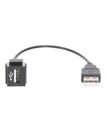 DIGITUS USB 2.0 Keystone Modul mit 16 cm Kabel (Buchse/Stecker)