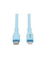 Eaton Tripp Lite Series Safe-IT USB-C to Lightning Sync/Charge Antibacterial Cable, Ultra Flexible, MFi Certified - USB 2.0 (M/M)