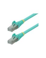 StarTech.com 7.5m CAT6a Ethernet Cable - Aqua - Low Smoke Zero Halogen (LSZH)