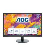 AOC E2470SWDA - LED-Monitor - 59.9 cm (23.6") - 1920 x 1080 Full HD (1080p)