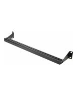 StarTech.com 1U Rack Mountable Cable Lacing Bar w/Adjustable Depth, Cable Support Guide For Organized 19" Racks/Cabinets, Horizontal Cable Guide For Patch Panels/Switches/PDUs - Rack Kabelmanagementführung (horizontal)