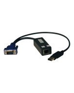 Eaton Tripp Lite Series USB Single Server Interface Unit Virtual Media KVM Switch HD15 USB RJ45 TAA