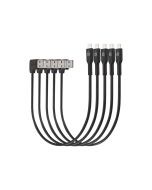 Kensington Charge & Sync Cable - Lightning-Kabel - USB männlich zu Lightning männlich - 20 cm - Schwarz (Packung mit 5)