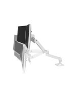 Ergotron LX Pro - Befestigungskit (Dual Direct Arm) - für 2 LCD-Displays - Aluminium - weiß - Bildschirmgröße: bis zu 68,6 cm (bis zu 27 Zoll)