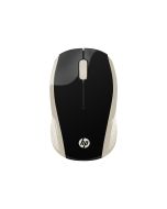 HP 200 - Maus - rechts- und linkshändig - optisch - kabellos - 2.4 GHz - kabelloser Empfänger (USB)