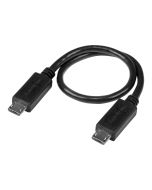 StarTech.com 20cm USB OTG Kabel - Micro USB auf Micro USB - USB OTG Adapterkabel - St/St - USB-Kabel - Micro-USB Typ B (M)