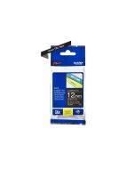 Brother TZe-335 - Standard-Klebstoff - Weiß auf Schwarz - Rolle (1,2 cm x 8 m)