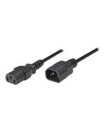 Manhattan Power Cord/Cable, C14 Male to C13 Female (kettle lead)