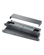 ROLINE Patch Panel - CAT 5e - Schwarz - 1U - 48.3 cm (19")