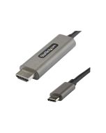 StarTech.com 6ft (2m) USB C to HDMI Cable 4K 60Hz with HDR10, Ultra HD USB Type-C to 4K HDMI 2.0b Video Adapter Cable, USB-C to HDMI HDR Monitor/Display Converter, DP 1.4 Alt Mode HBR3 - Thunderbolt 3 Compatible (CDP2HDMM2MH)