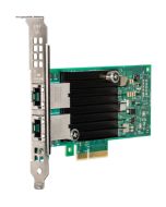 Intel X550-T2, Eingebaut, Kabelgebunden, PCI Express, Ethernet, 10000 Mbit/s, Grün, Silber