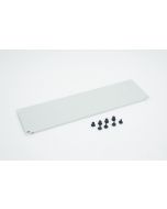 TRITON 19“ Blanking panel 3U with plastic pins, Cremefarben, Grau, 3U, 48,3 cm (19")