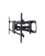 Manhattan TV & Monitor Mount, Wall, Full Motion, 1 screen, Screen Sizes: 37-75", Black, VESA 200x200 to 800x400mm, Max 75kg, LFD, Tilt & Swivel with 3 Pivots, Lifetime Warranty - Klammer - für gekrümmter LCD-Fernseher - stabiler Stahl - Schwarz - Bildschi