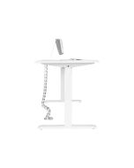 StarTech.com Kabelmanager / Kabelschlange - verstellbar und flexibel Kabelkanal mit vier Kabelkanälen und beschwertem Fuß