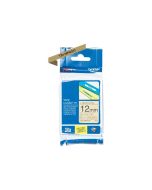 Brother TZe-MPGG31 - Schwarz auf goldenen Geometriemustern - Rolle (1,2 cm x 4 m)