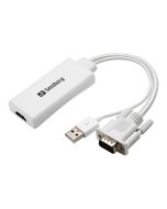 SANDBERG VGA+Audio to HDMI Converter - Videokonverter