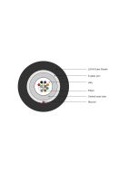 DIGITUS Verlegekabel Innen/Außen A/I-DQ (ZN) BH 9/125µ OS2, 12 Fasern, BauPVO Dca, LSZH