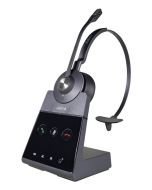 AGFEO Engage 65 Mono, Büro/Callcenter, 550 g, Kopfhörer, Schwarz, Silber