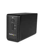 StarTech.com USB 3.1 Dual 3,5" SATA (6Gbit/s) Festplattengehäuse mit RAID - Zweifach 3,5 Zoll HDD/SSD/SSHD Gehäuse - USB-C und USB-A - Festplatten-Array - 2 Schächte (SATA-600)