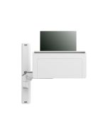 Ergotron CareFit Combo System with Worksurface - Befestigungskit (Gelenkarm, Ausfahrbare Tastaturablage mit integrierter Arbeitsoberfläche, Wandhalterung, Laufschienenadapter, Wandschiene 34", Wandschienenabdeckungen, Laufschienenhalterung)