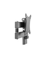 Vision VFM-WA1X1B - Befestigungskit (Wandarm) - für Monitor - kaltgewalzter Stahl - Schwarz - Bildschirmgröße: 33-68.6 cm (13"-27")