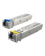 Ubiquiti SFP (Mini-GBIC)-Transceiver-Modul - 1GbE - 1000Base-BiDi - LC Single-Modus - bis zu 3 km - 1310 nm / 1550 nm (Packung mit 2)