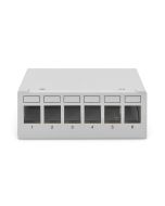 DIGITUS Modulares Desktop Patch Panel, geschirmt, 6-Port