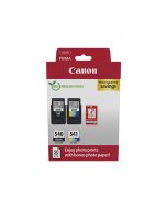 Canon PG-540/CL-541 Photo Paper Value Pack - 2er-Pack - Schwarz, Farbe (Cyan, Magenta, Gelb)
